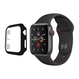 Apple Watch 10 / Watch 11 (46 mm) Suojis-suojakotelo, 360 asteen suoja mustilla reunoilla