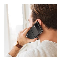 Dux Ducis Samsung Z Flip4 Fino -suojakuori, Musta