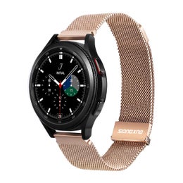Dux Ducis Milanese -ranneke Galaxy Watch  (20 mm) -&auml;lykellolle, Kulta