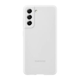 Samsung Galaxy S21 FE Silicone Cover, Valkoinen