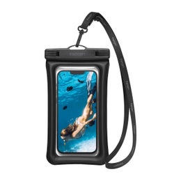 Spigen A610 Waterproof Case vedenkest&auml;v&auml; puhelinpussi, Musta