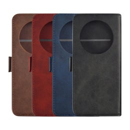 Honor Magic4 Pro Lompakkokotelo, Ekonahkaa eri v&auml;reiss&auml;