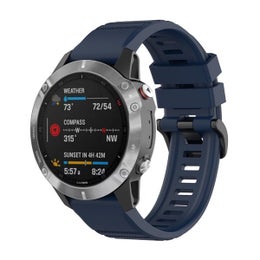 QuickFit silikoniranneke (22 mm) Garmin-&auml;lykellolle, Sininen