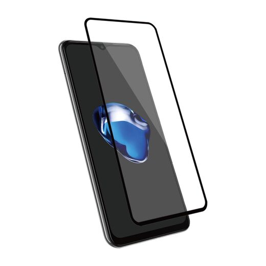 Holdit Galaxy A15 4G/5G Tempered Glass panssarilasi, Mustat reunat