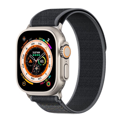 Dux Ducis YJ Series Apple Watch 42 / 44 / 45 / 46 / 49 mm -ranneke, Musta