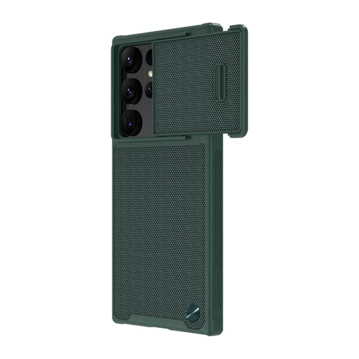 Nillkin Textured Case S -suojakuori, Galaxy S23 Ultra 5G, Vihre&auml;