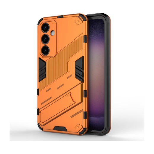 Galaxy S23 FE 5G suojakuori jalalla, Oranssi
