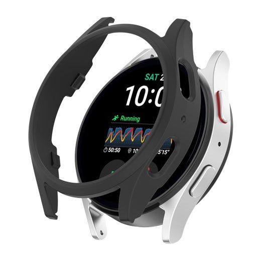 Polykarbonaattikuori Galaxy Watch7 44 mm -&auml;lykellolle, Musta